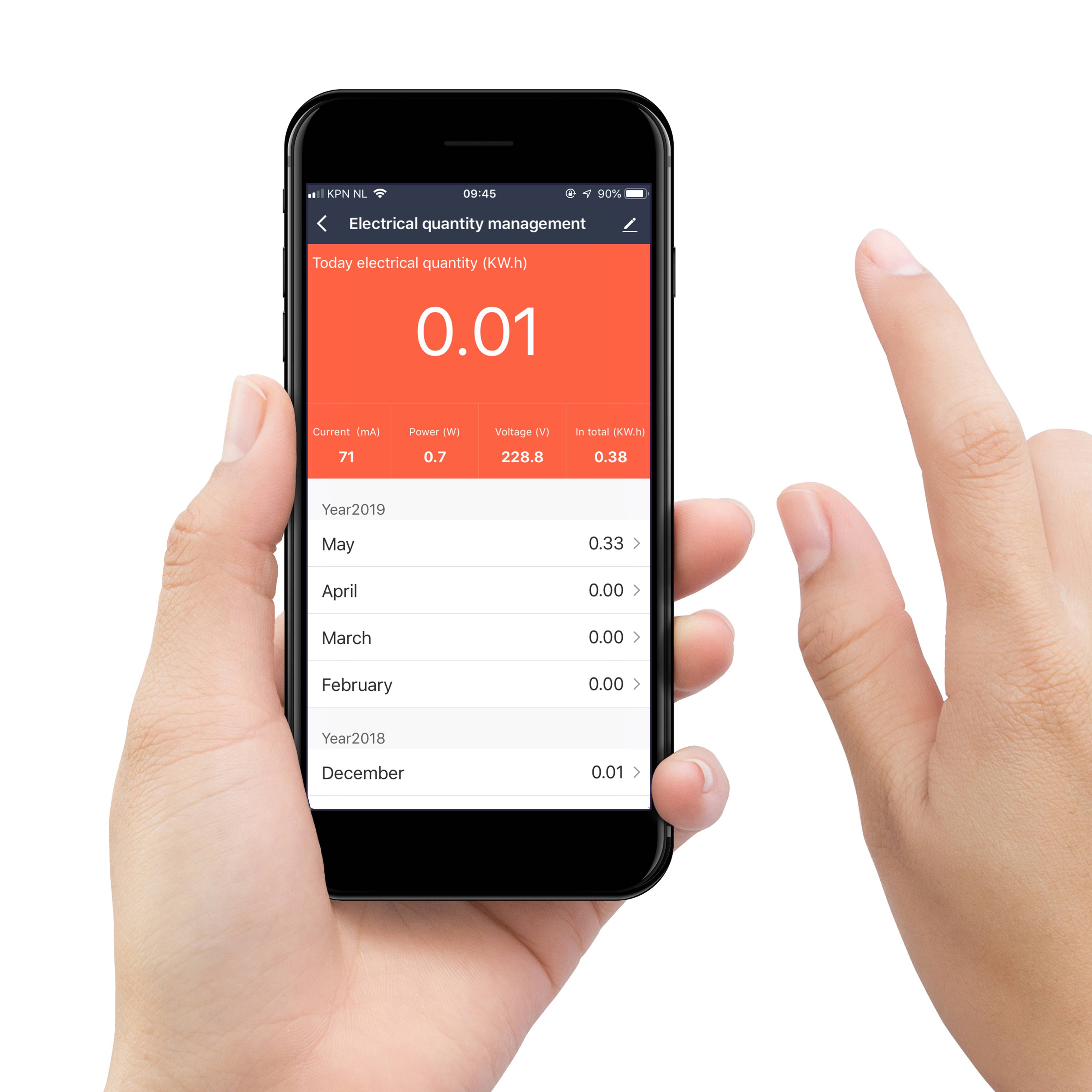 ALECTO Funksteckdose Smart-Plug20, mit Stromzähler, weiß