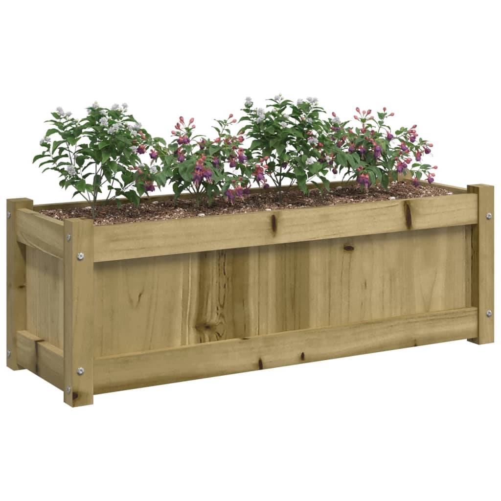 vidaXL Pflanzkübel 90x31x31 cm Kiefernholz Imprägniert