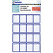 881400 Etiketten für SD-Karten Handbeschriftung 20 x 25 mm Weiß, Blau Permanent 48 St.