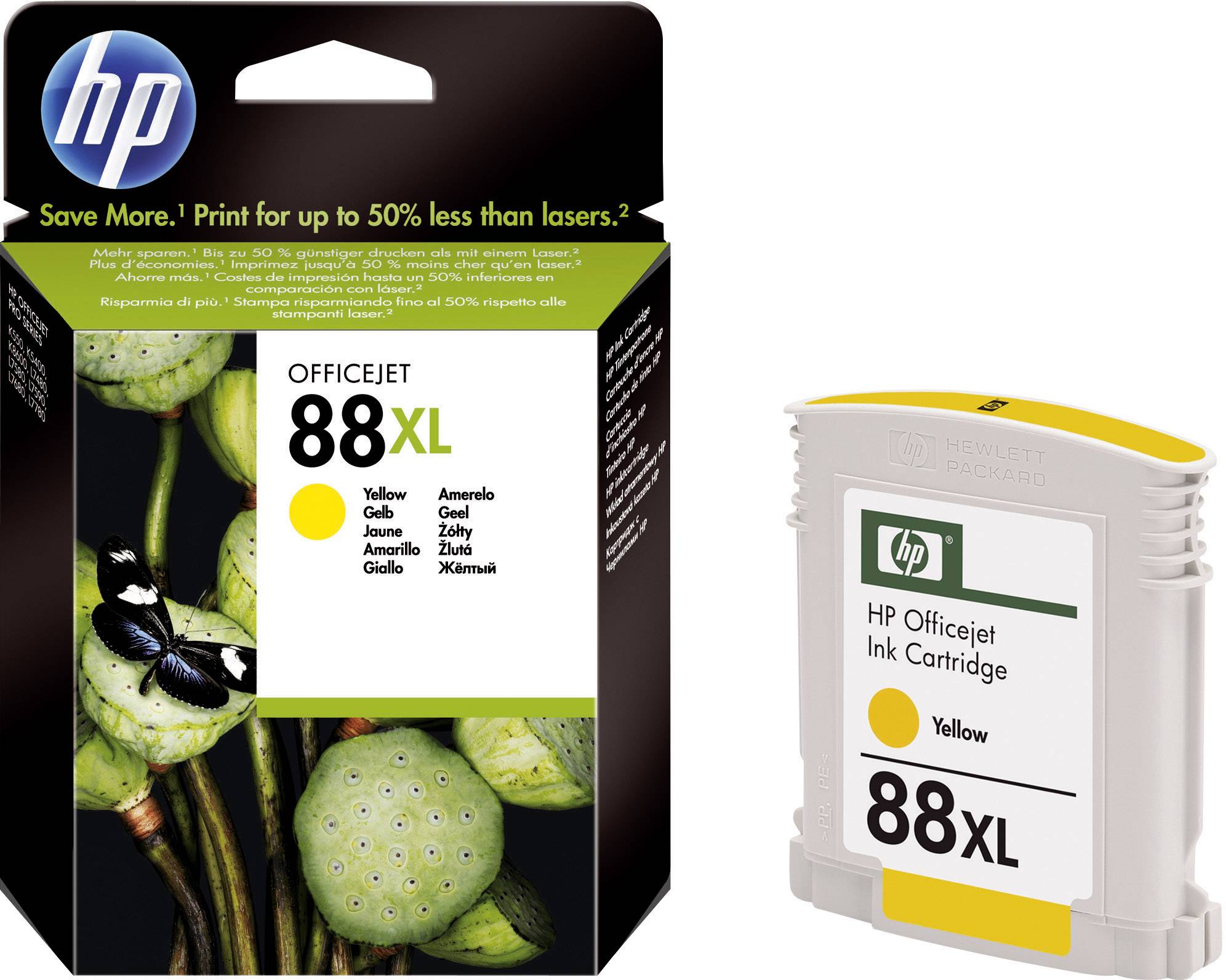 HP Tinte 88XL Original Gelb C9393AE Druckerpatrone