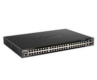 D-Link Switch 440mm DGS-1520-52MP 2*SFP+/ 2*XGE/44*GE PoE