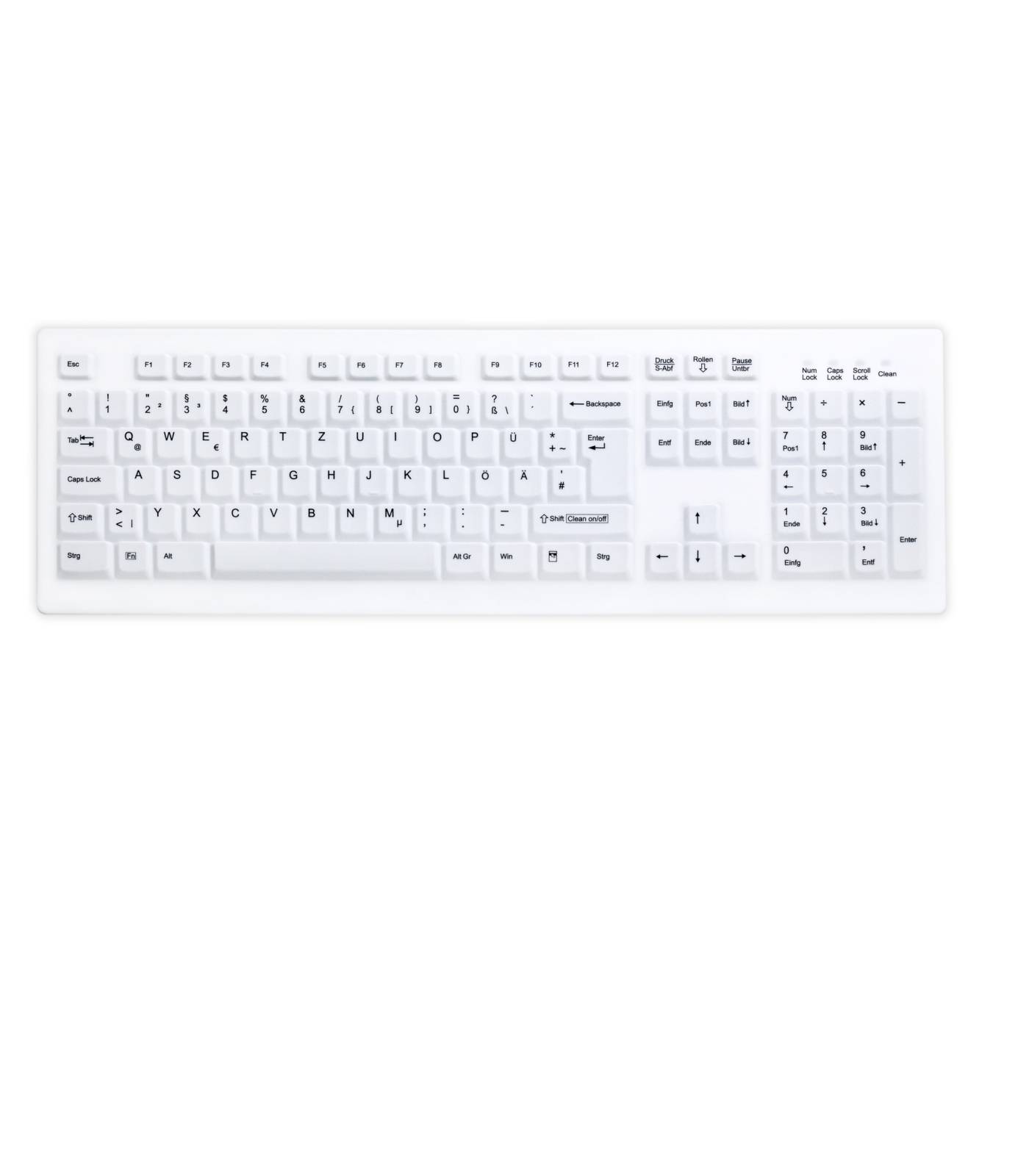 CHERRY ACTIVE KEY MTA AK-C8100 Wechselmembran DE-Layout weiß Eingabe / Ausgabe Mäuse &amp; Tastaturen