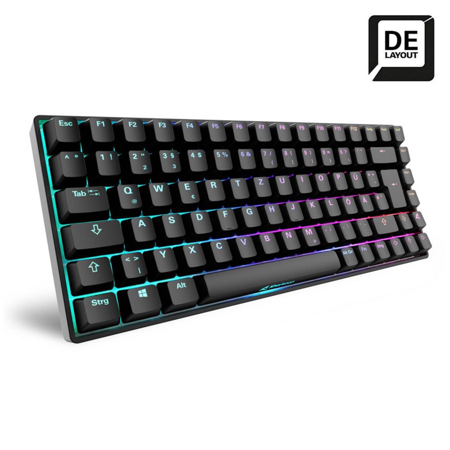 Sharkoon SKILLER SGK50 S3 Tastatur Mekanisk RGB Kablet TyskMechanische Gaming