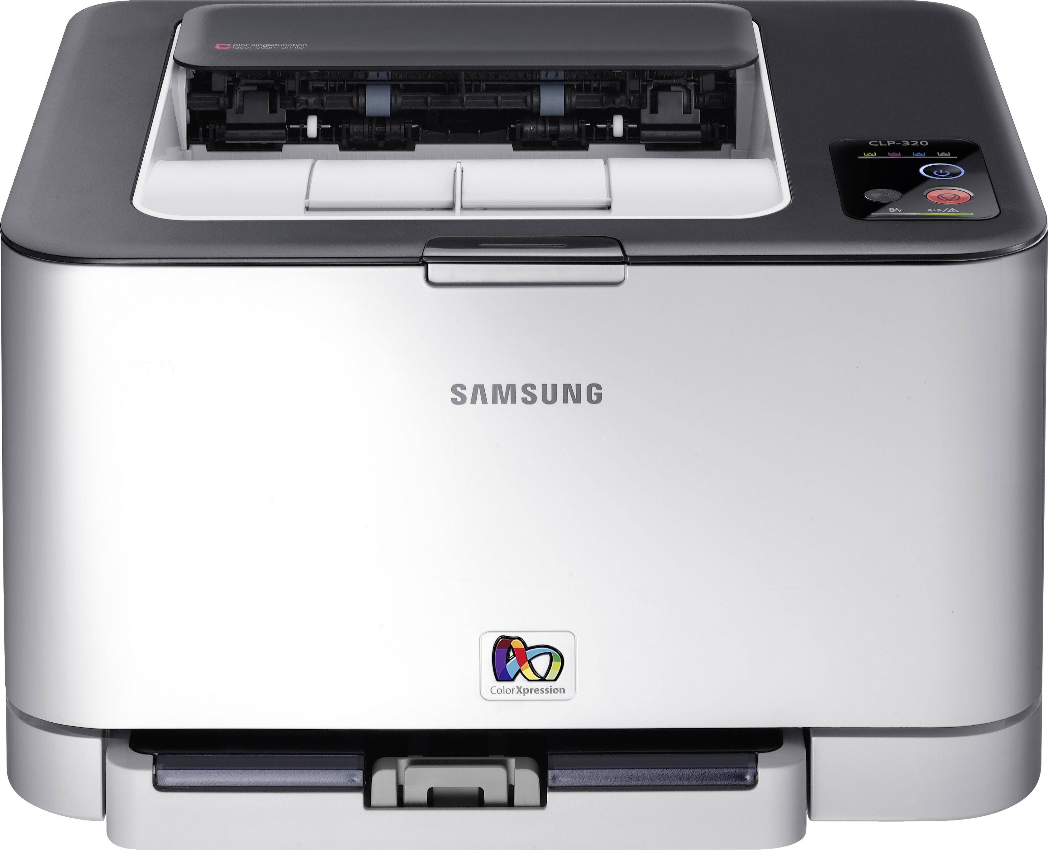 Samsung CLP-320, Farblaserdrucker, A4, USB, 2400 x 600 dpi, Max. 16 S./min (S/W); 4 S./min (Farbe)
