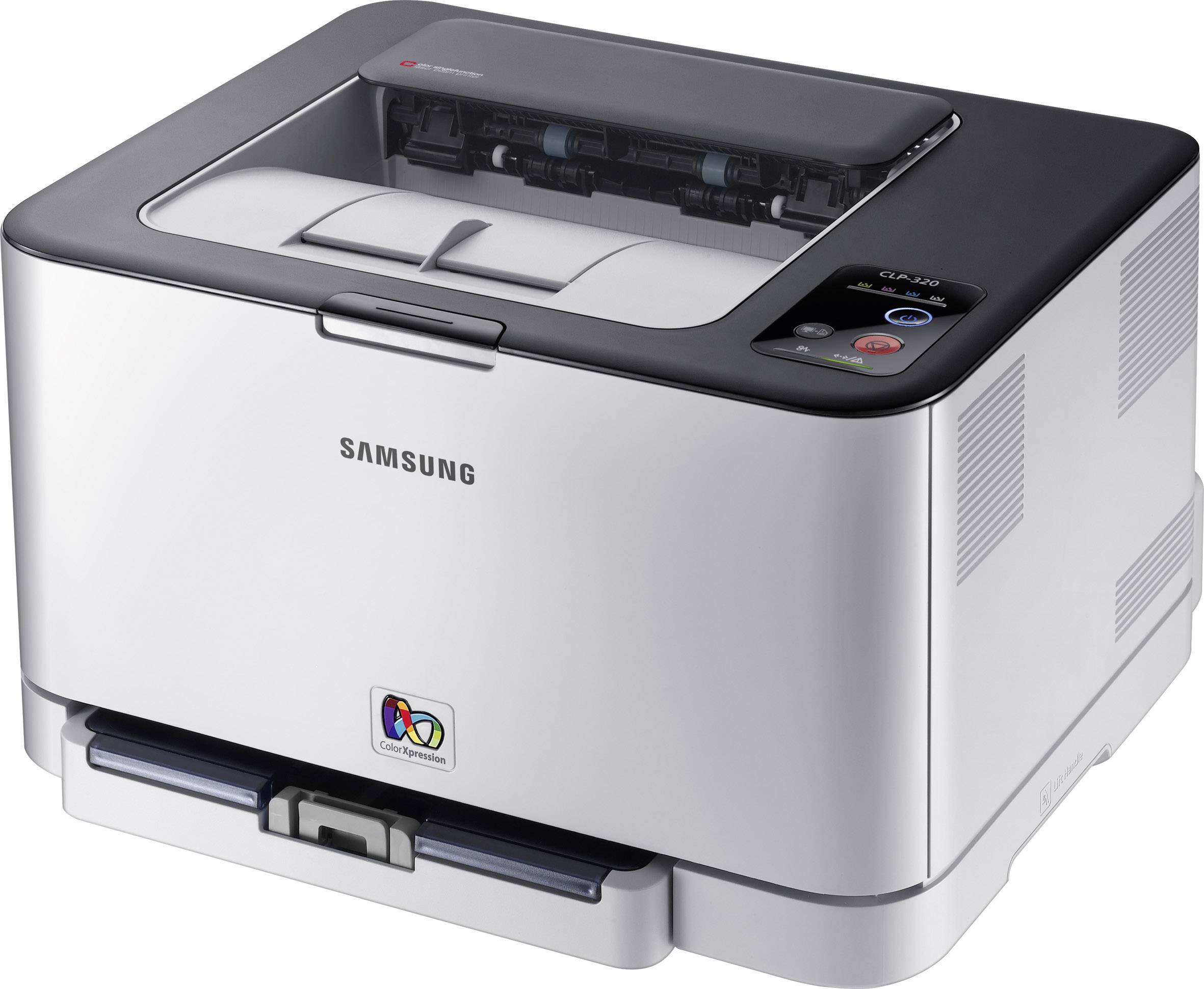 Samsung CLP-320, Farblaserdrucker, A4, USB, 2400 x 600 dpi, Max. 16 S./min (S/W); 4 S./min (Farbe)