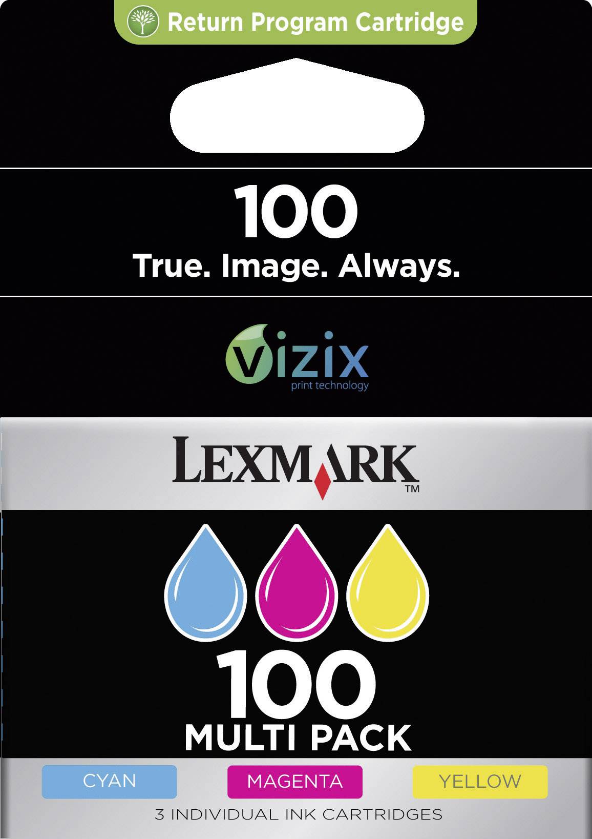 Lexmark Cartridge No. 100 - Gelb, Cyan, Magenta - Original - Tintenpatrone LCCP