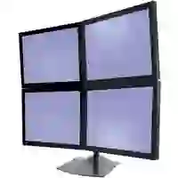 Ergotron DS100 4fach Monitor-Standfuß 25,4 cm (10") - 61 cm (24") Schwarz Rotierbar Ergotron DS100 4fach Monitor-Standfuß 25,4 cm (10") - 61 cm (24") Schwarz Rotierbar