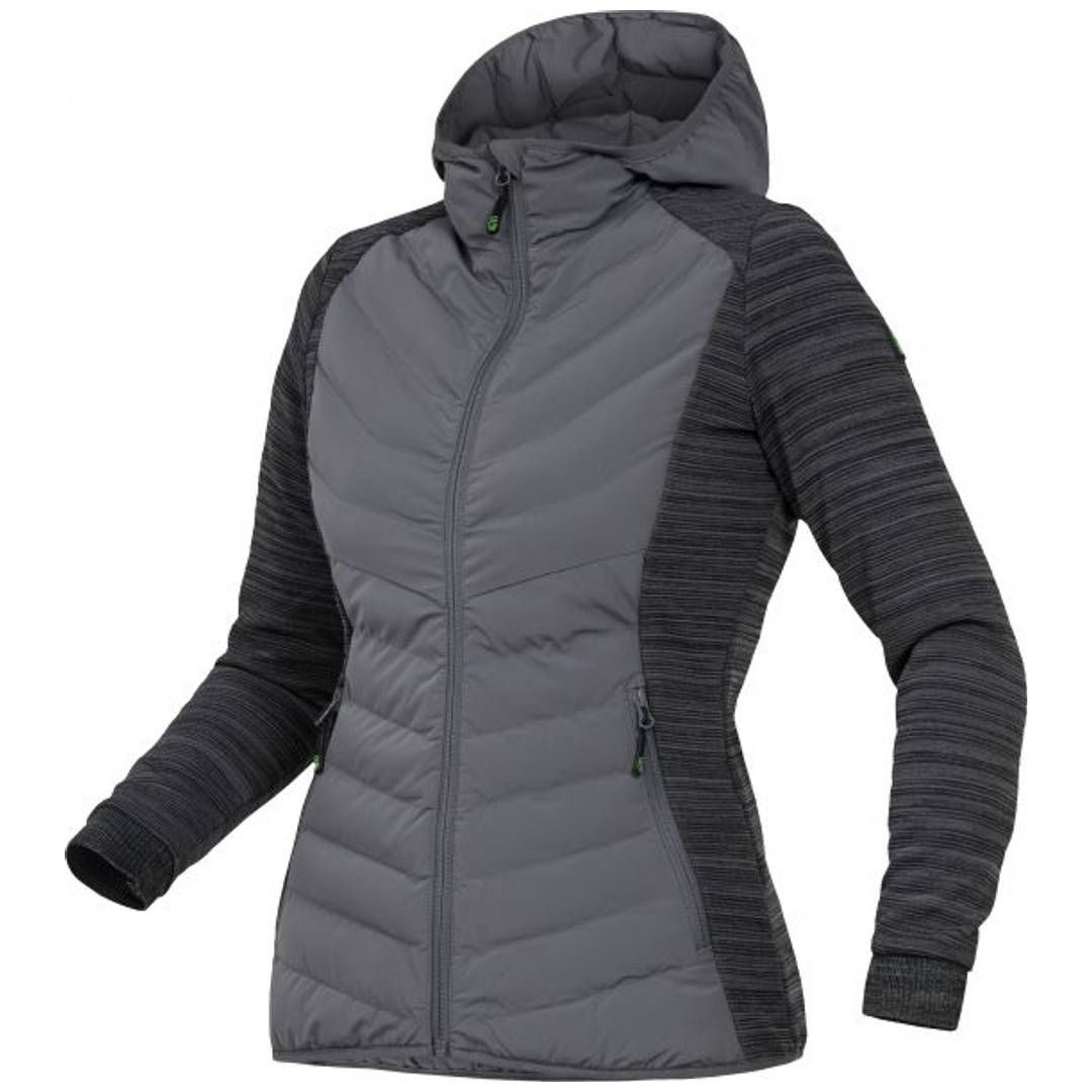 Leibwächter CADHYJ Casual Line, Damen-Hybridjacke grau, Gr. 34 CADHYJ0734
