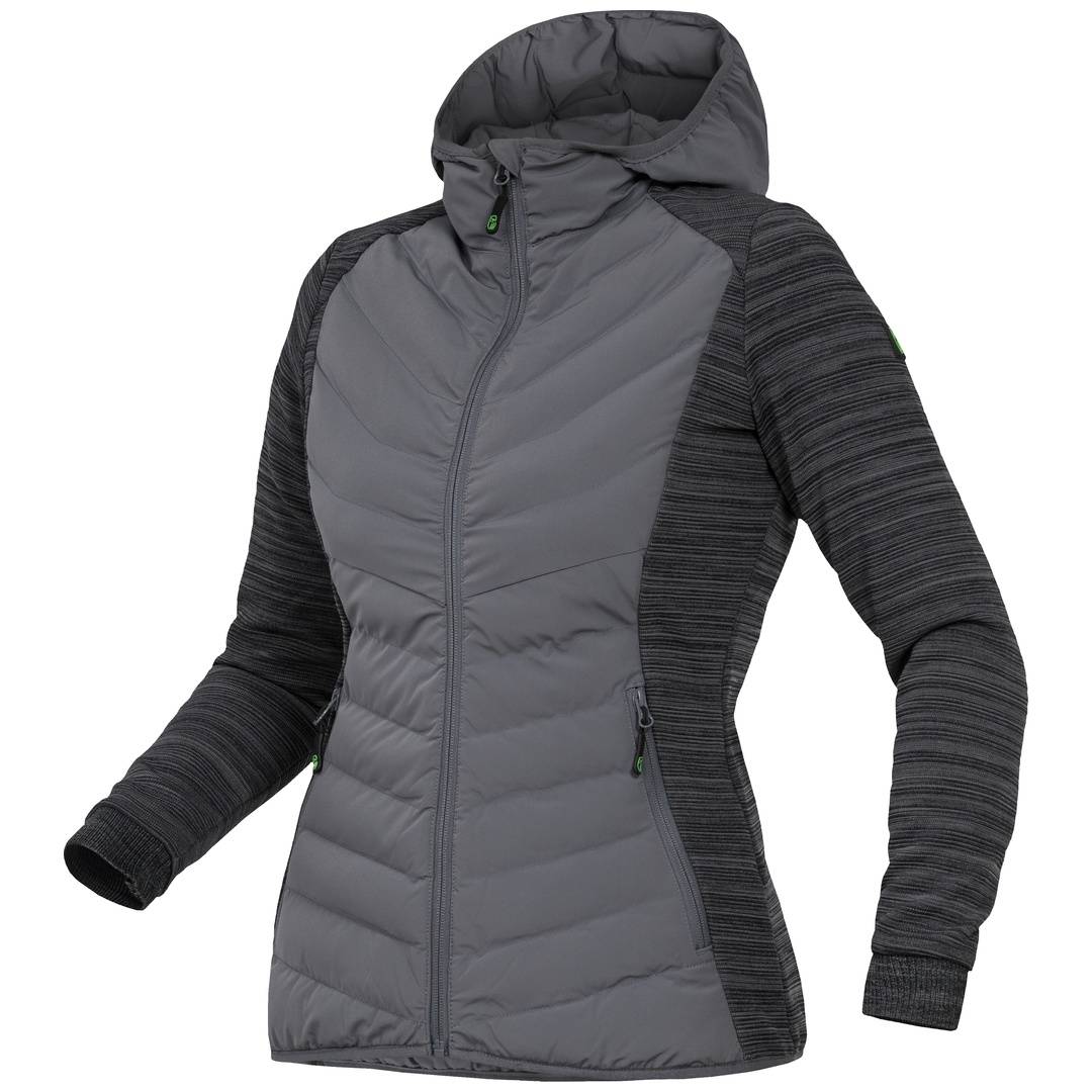 Leibwächter Hybridjacke Damen CADHYJ Gr. 50 grau