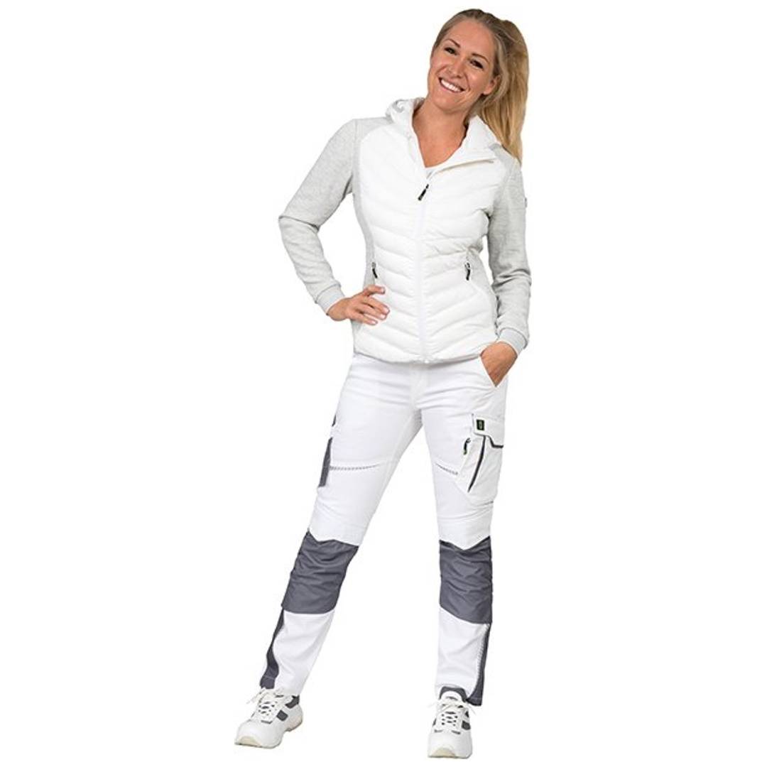 Leibwächter Hybridjacke Damen CADHYJ Gr. 42 weiß