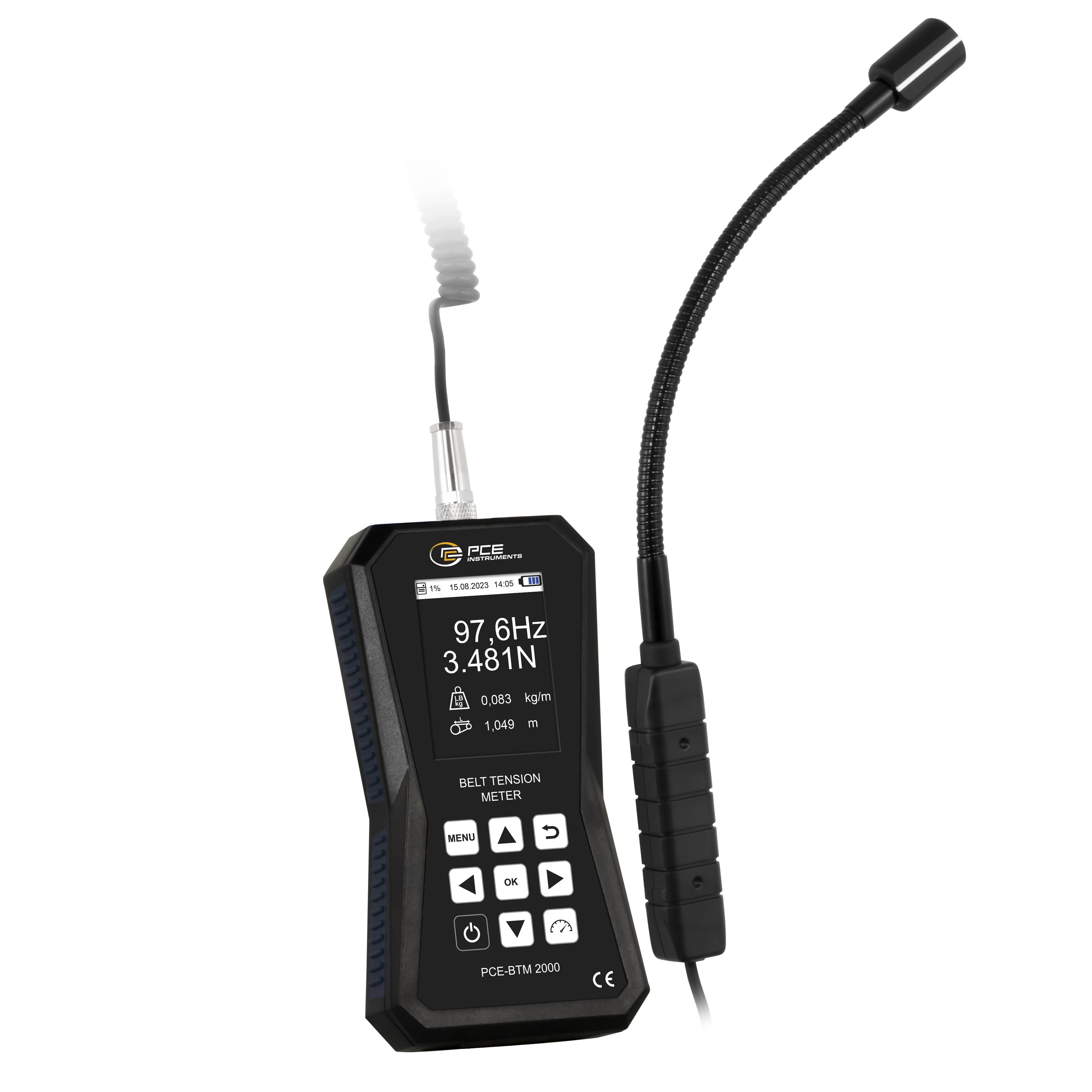 PCE Instruments PCE-BTM 2000L Kraftmessgerät 10 - 900 N Werksstandard (ohne Zertifikat)