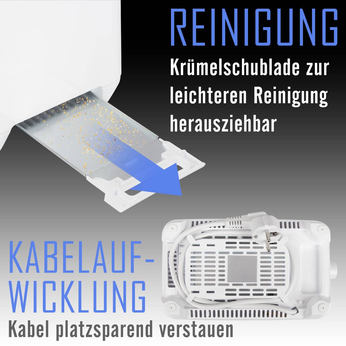 Bomann Toaster TA 6065 CB weiß