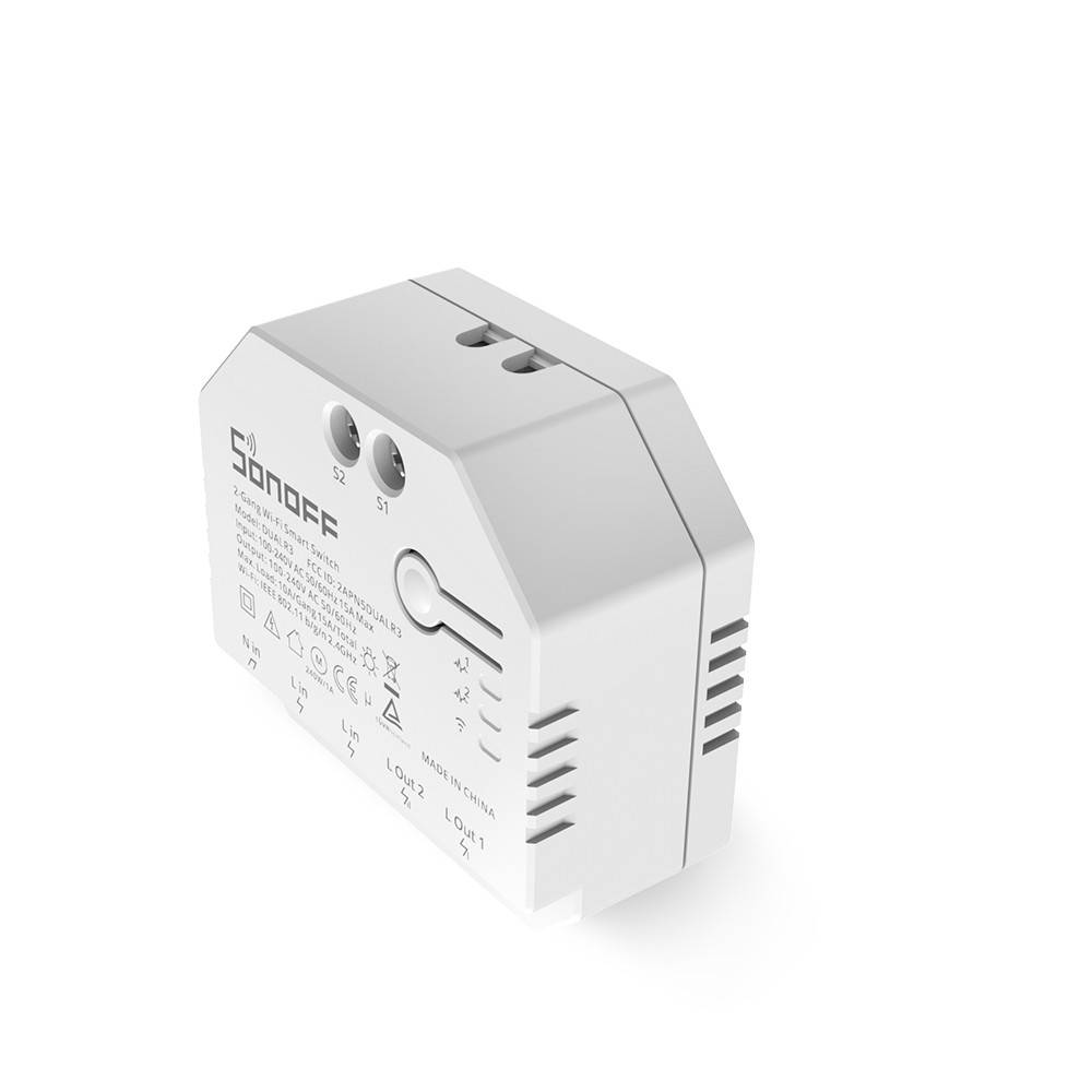 Intelligenter Schalter WiFi Sonoff Dual R3