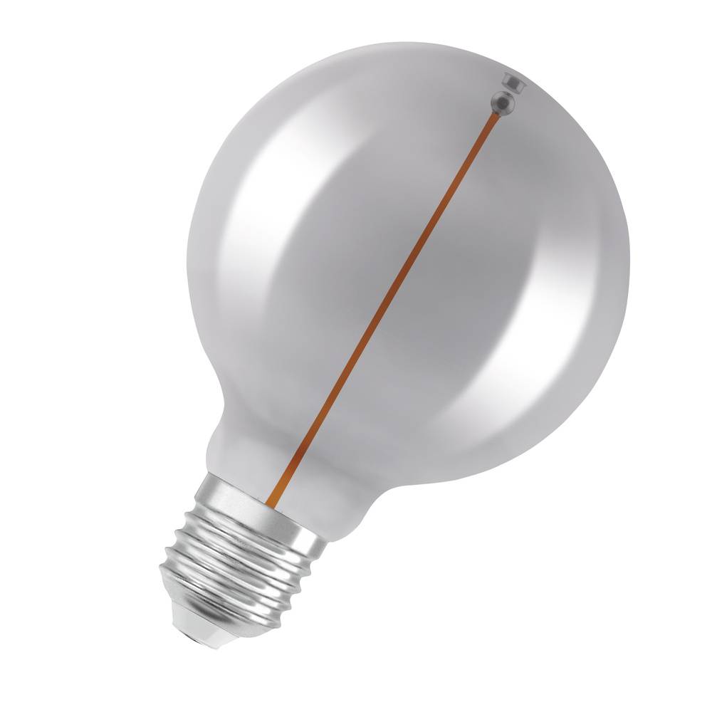 LEDV Vintage 1906 Filament Magnetic Globe95 smoke E27 2,2W 60lm 1800K D95 Leuchtmittel LED LED