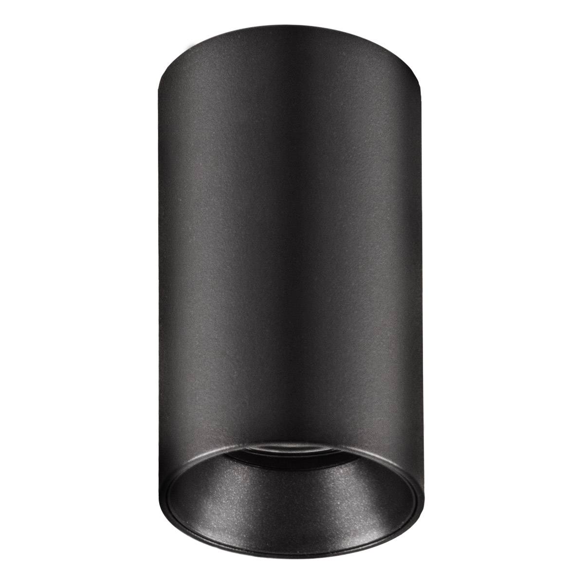 Deckenanbau -rund - DSS10909schwarz IP20 -GU10 -max. 5W