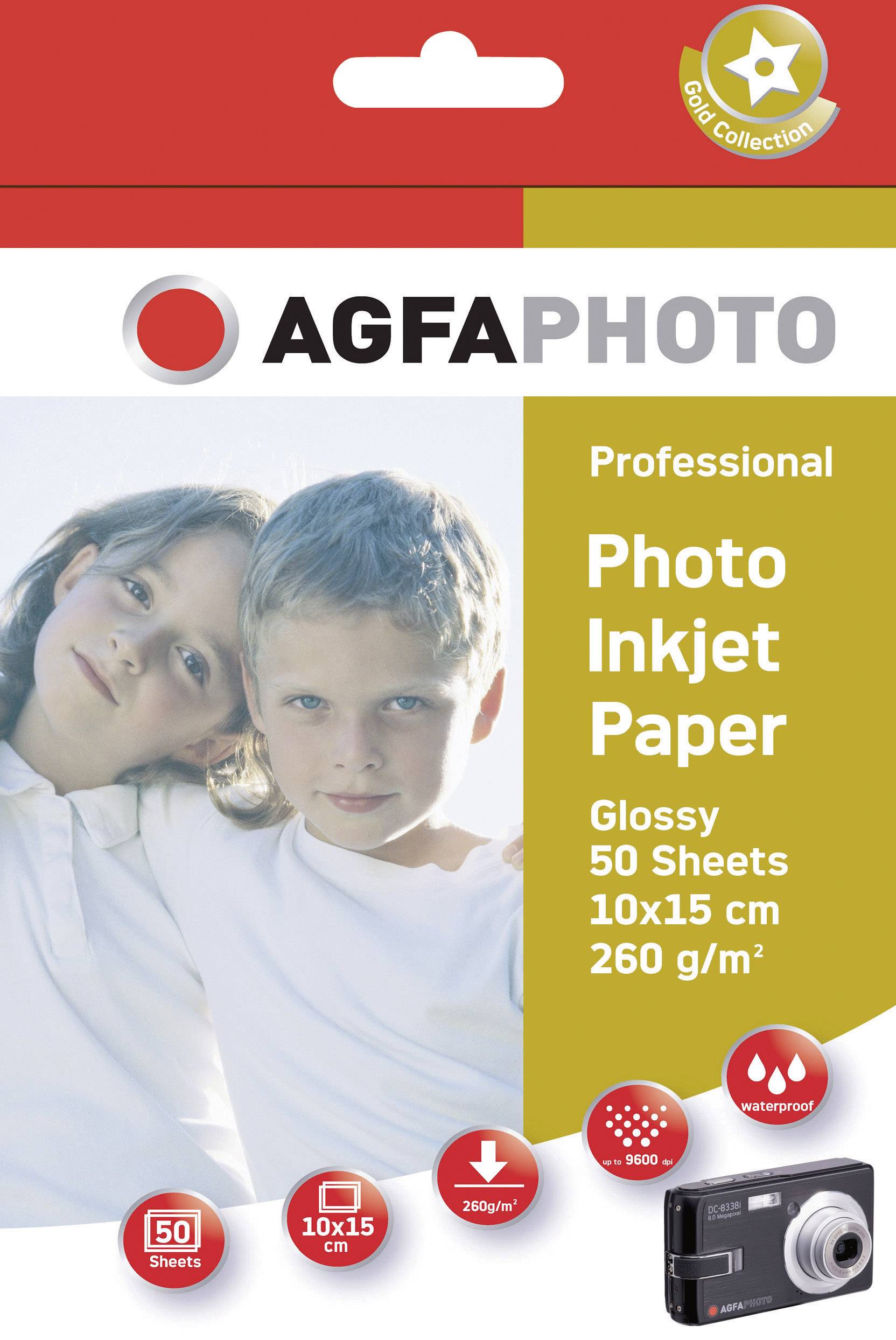 AGFAPHOTO FOTOP. 10X15,260G,50BL,GL