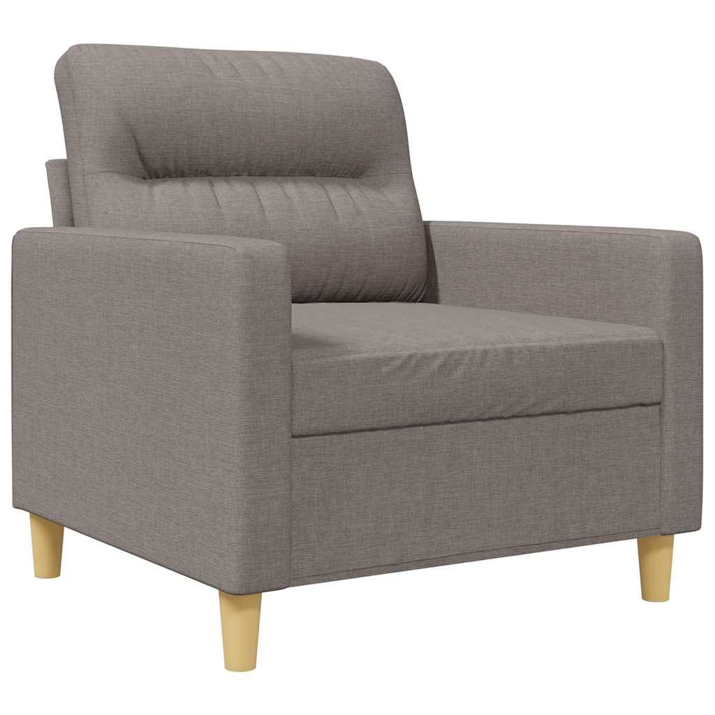 vidaXL Sofasessel Taupe 60 cm Stoff