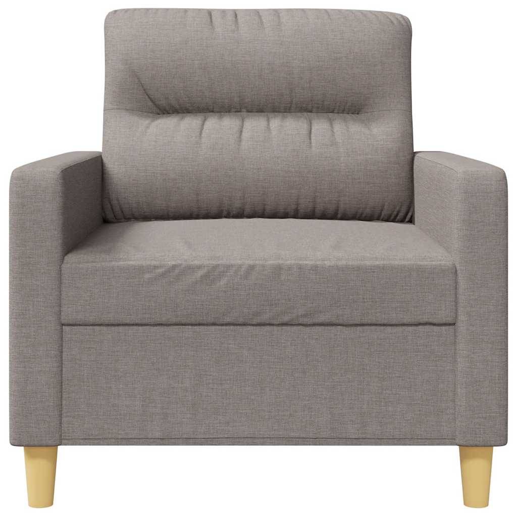 vidaXL Sofasessel Taupe 60 cm Stoff