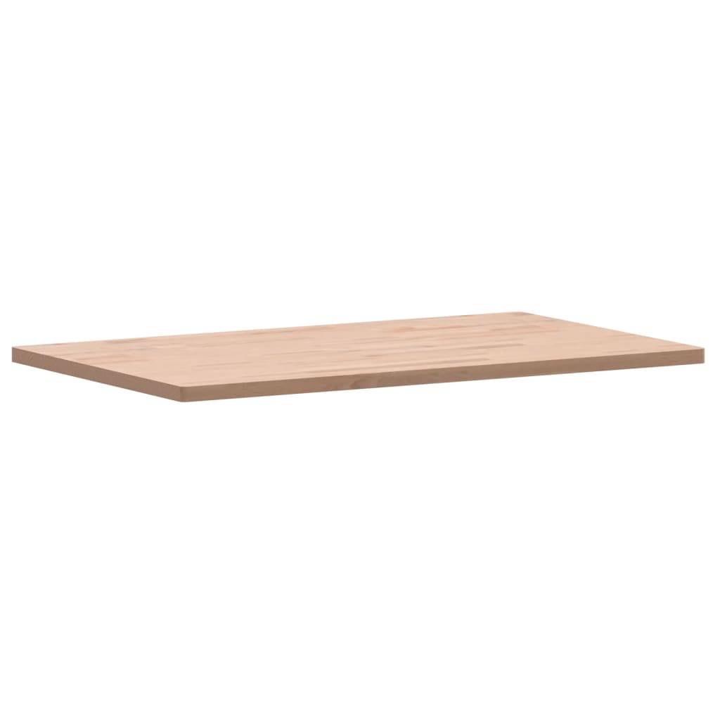 vidaXL Tischplatte 100x60x2,5 cm Rechteckig Massivholz Buche