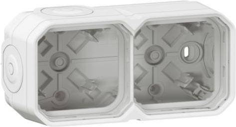 Legrand Plexo NEW 2fach Gehäuse 069690L horizontal u.vertikal ultraweiß
