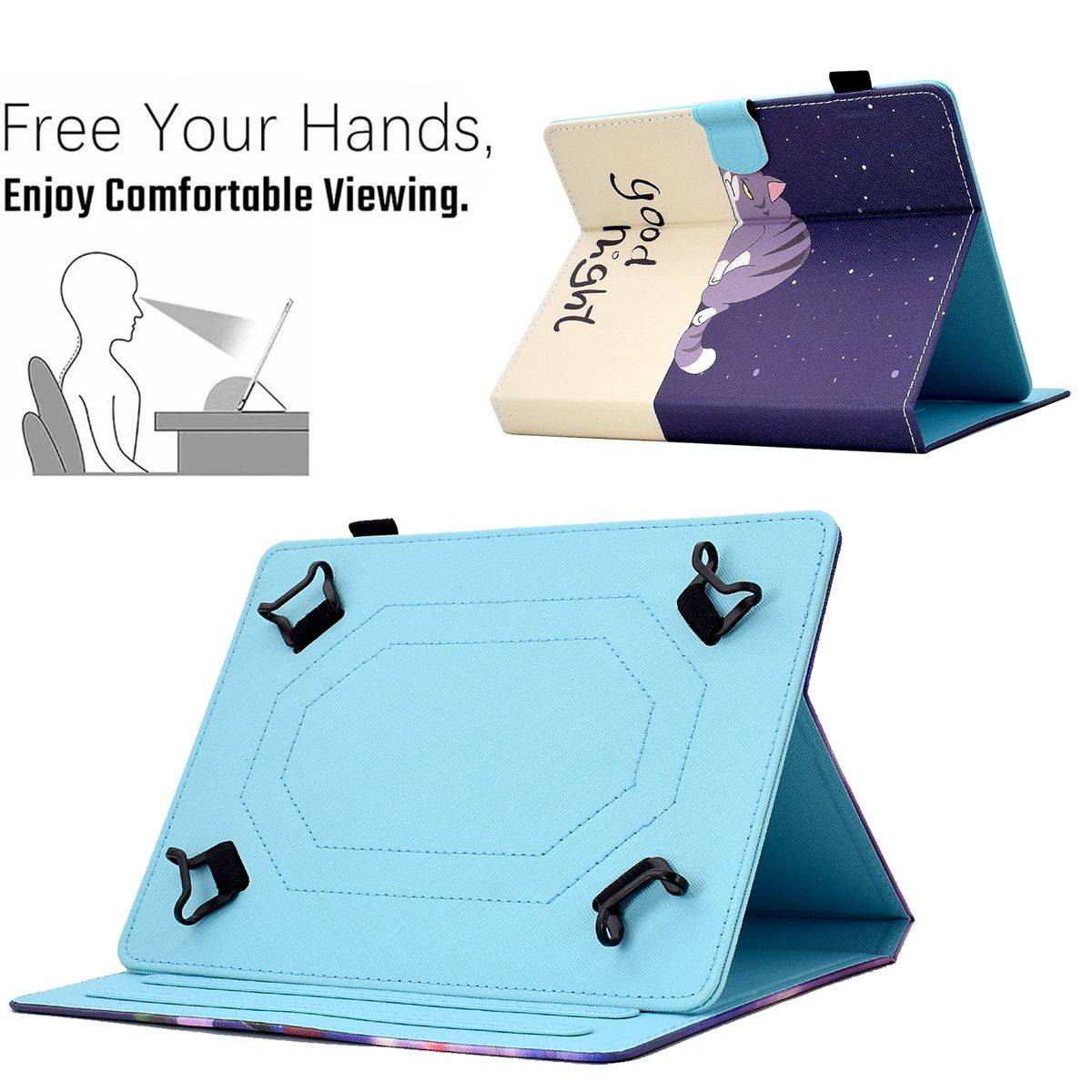 Für Blackview Tab 16 11 Zoll Universell Motiv 11 Tablet Tasche Etuis