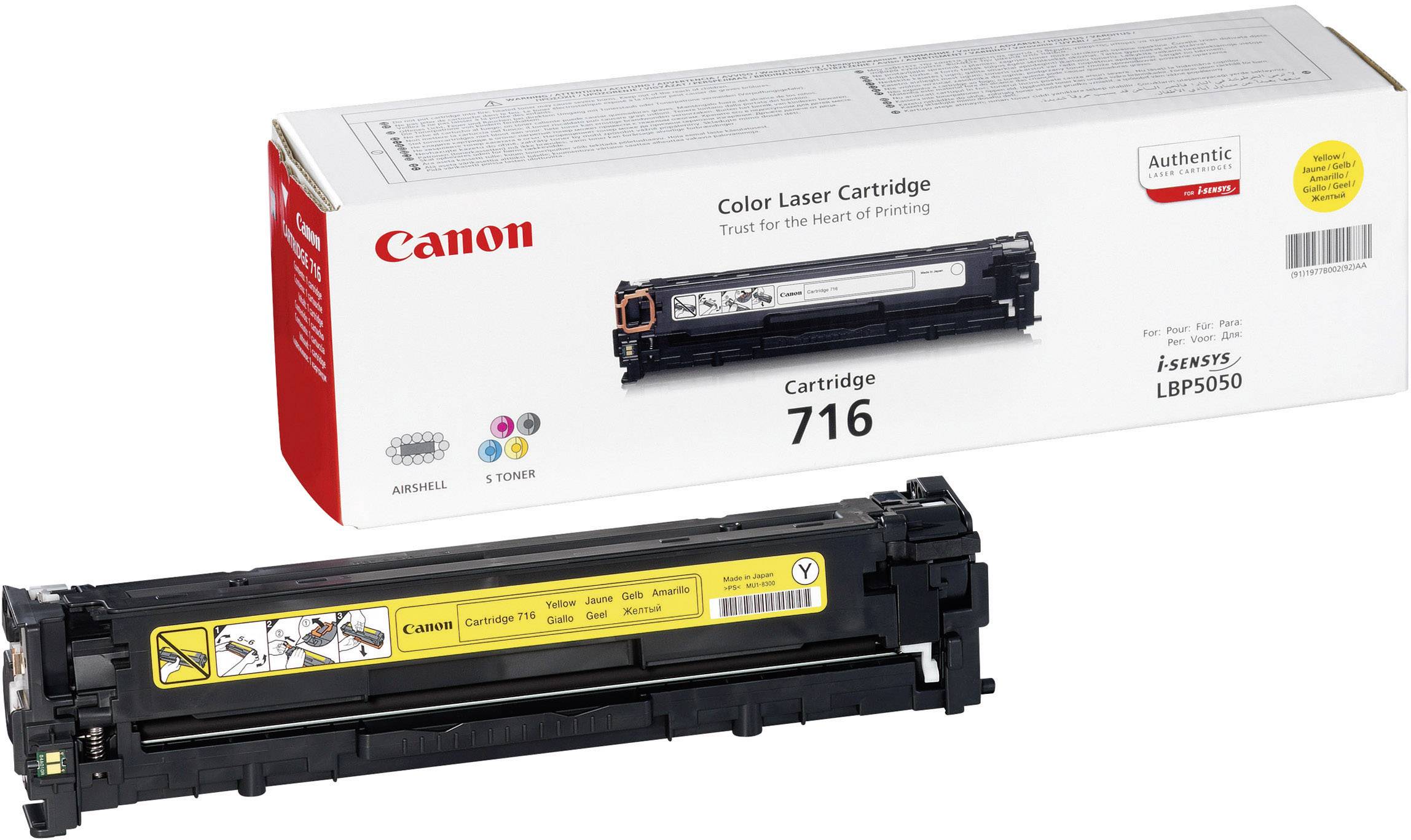 Canon 716 Yellow - Gelb - Original - Tonerpatrone