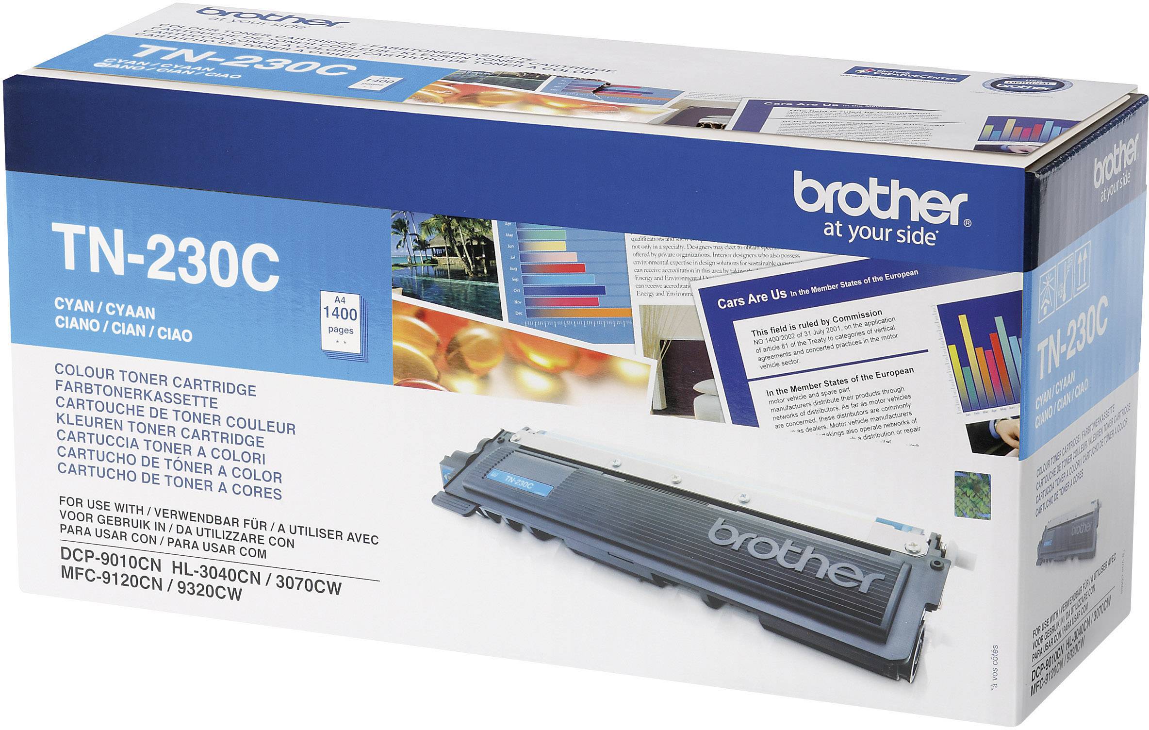 Brother Toner TN-230C Original Cyan 1400 Seiten TN230C