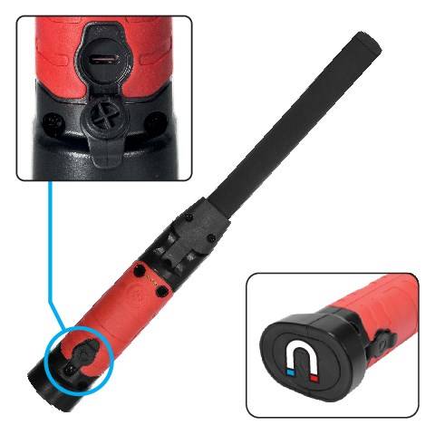 Yato YT-08518 Arbeitslampe LED 8 W Schwarz (YT-08518)