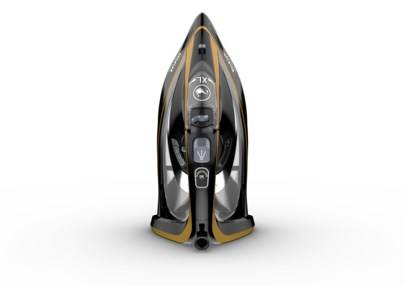 Tefal FV9865E0, Trocken- & Dampfbügeleisen, Durilium Selbstreinigende Grundplatte, 250 g/min, Schwarz, Gold, 60 g/min, 0