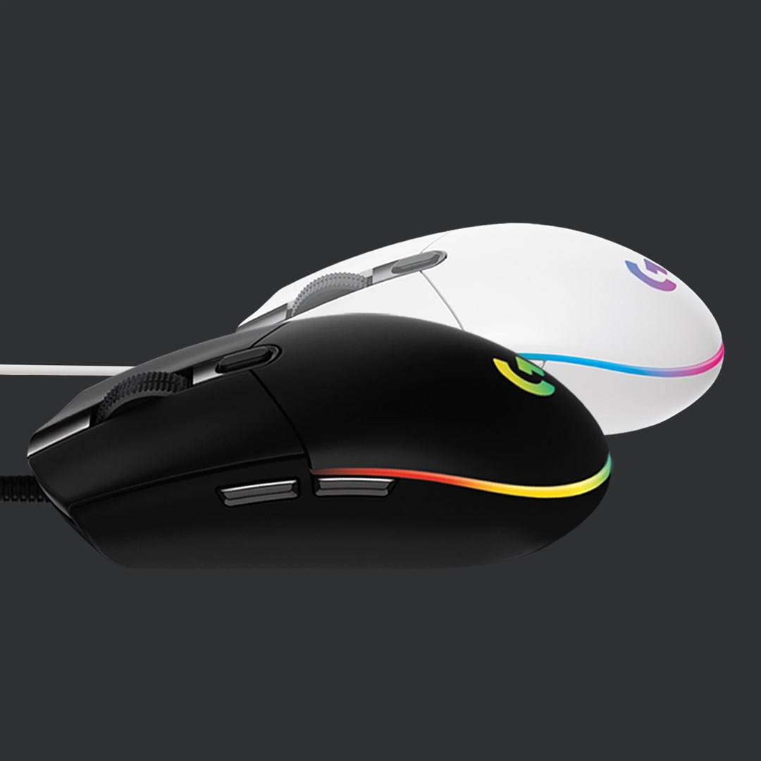Logitech Gaming G203 LIGHTSYNC Gaming-Maus USB Optisch Schwarz 6 Tasten 8000 dpi