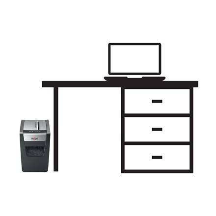Rexel Momentum Aktenvernichter X312 Slim 2104574EU Partikelschnitt P-3