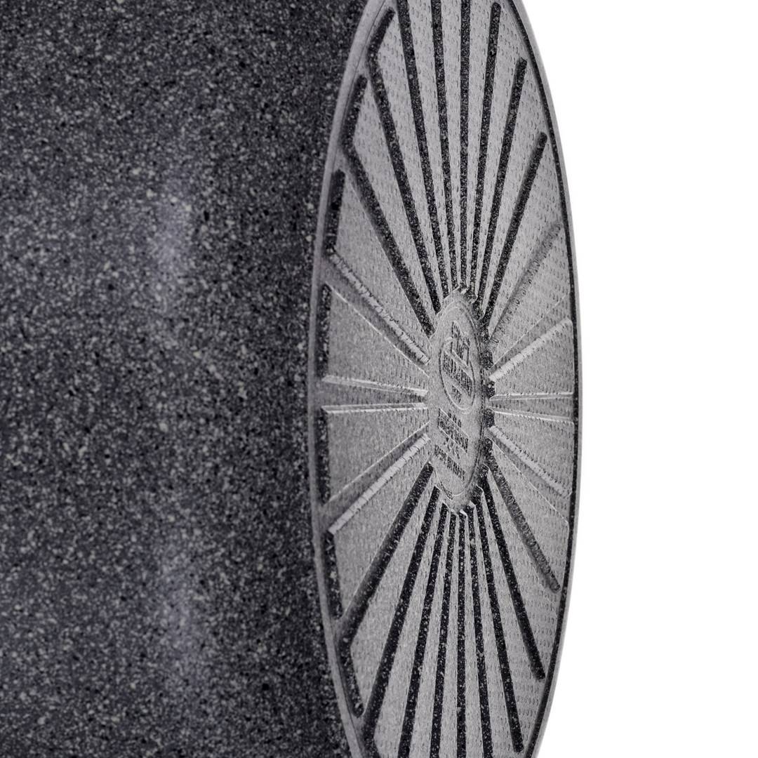 BALLARINI 75002-811-0, Rund, Serving pan, Grau, Granite/Titanium, Aluminium, Glas