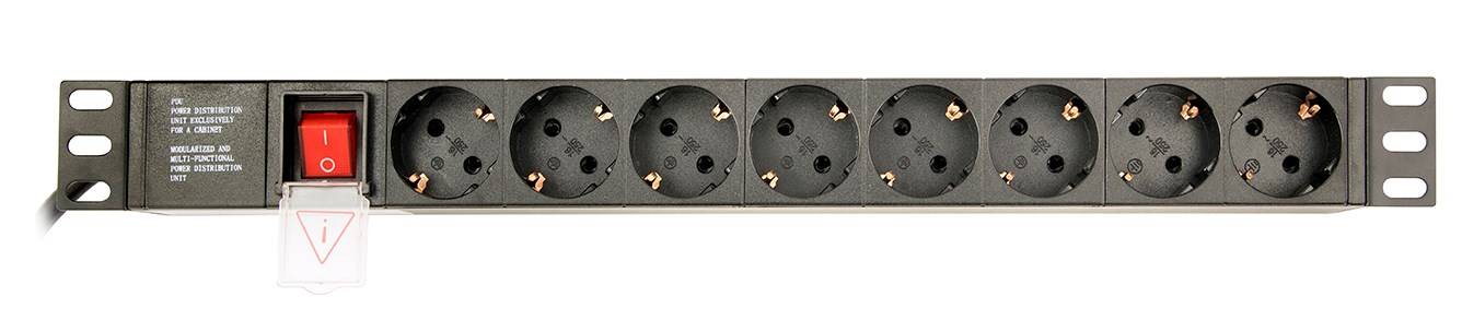Gembird Steckerleiste 8 Schuko-Steckdosen 16 A Kabel - Zubehör Stromversorgung -