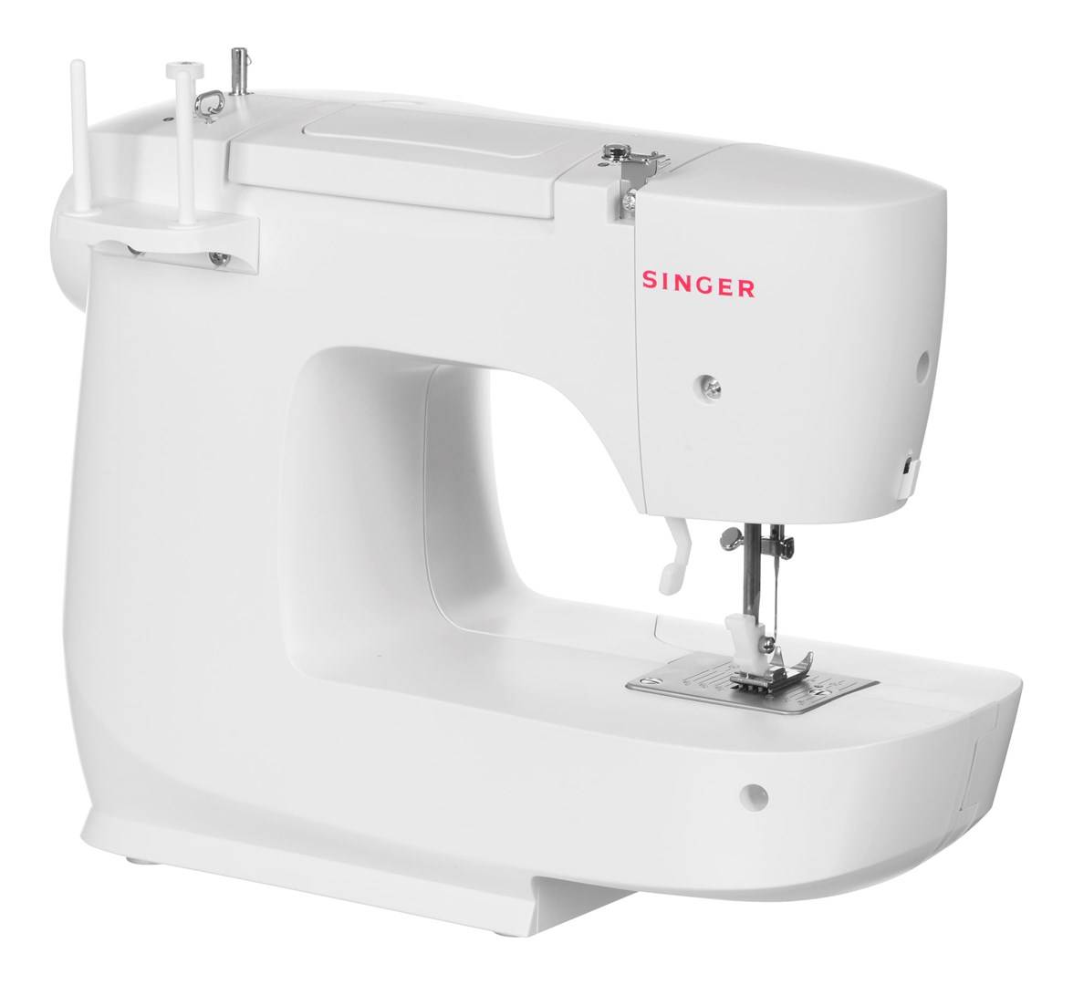 Singer M1605 - Weiß - Sägen - 4 Step - Drehregler - Elektro - Knopflochboden - Z