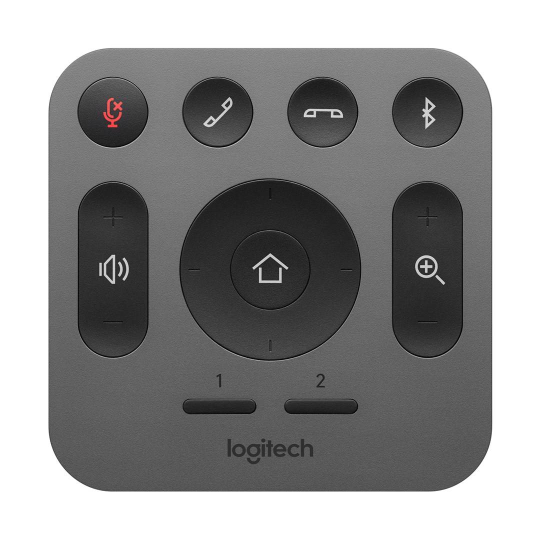 Logitech MeetUp 4K-Webcam 3840 x 2160 Pixel Standfuß, Klemm-Halterung