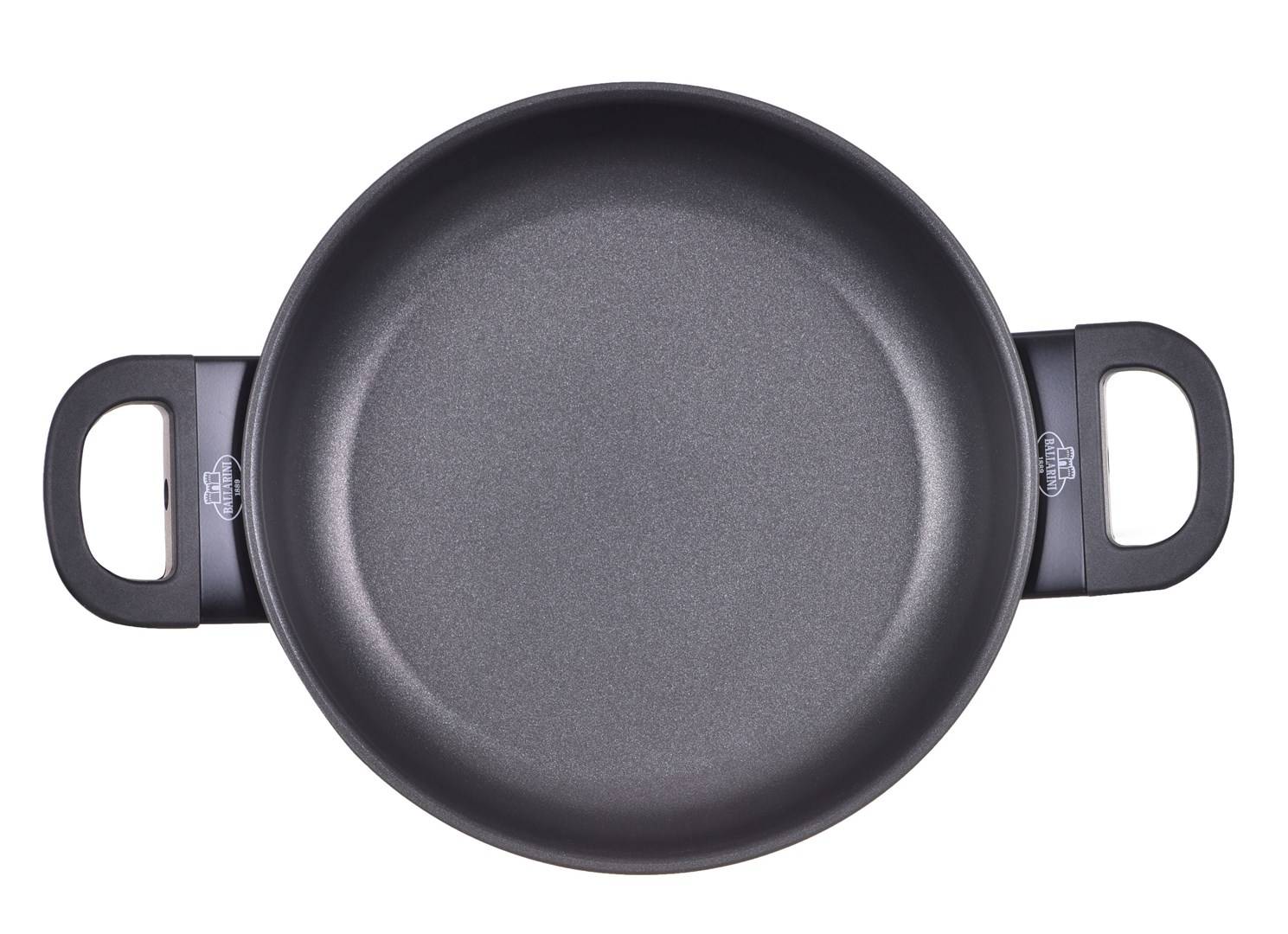 BALLARINI 75002-923-0, Rund, Serving pan, Schwarz, Keravis, Aluminium, Thermo-Punkt