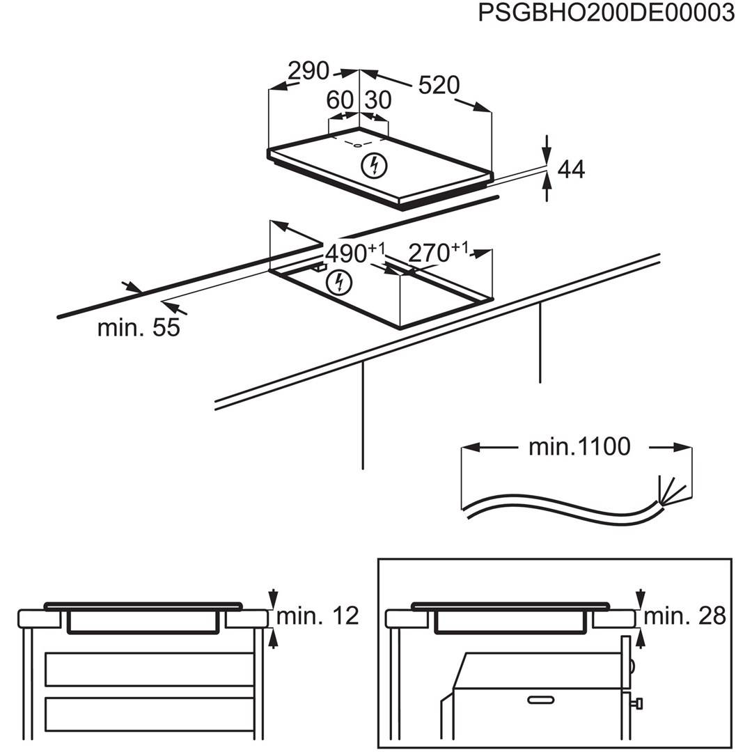 LIT30230C induction hob