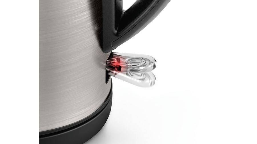 Bosch Haushalt TWK3P420 Wasserkocher Silber Fassungsvermögen: 1.7l