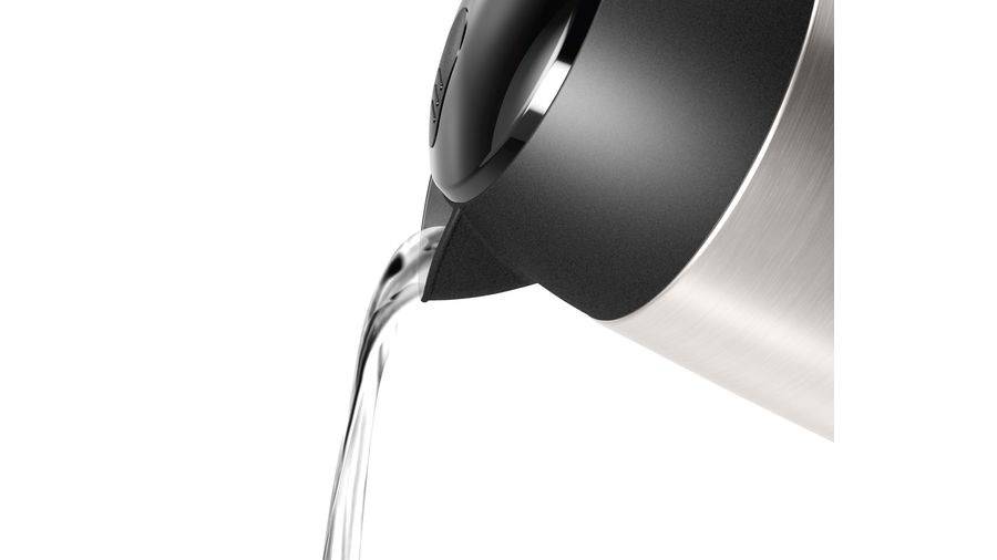 Bosch Haushalt TWK3P420 Wasserkocher Silber Fassungsvermögen: 1.7l