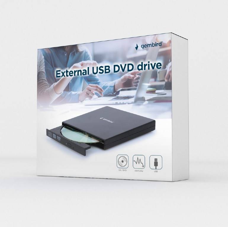 Gembird - Laufwerk - DVD±RW (±R DL) - 8x/8x - USB 2.0