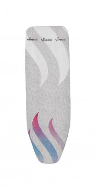 Vileda Total Reflect, Bügelbrettabdeckung, Blau, Grau, Weiß, Abbildung