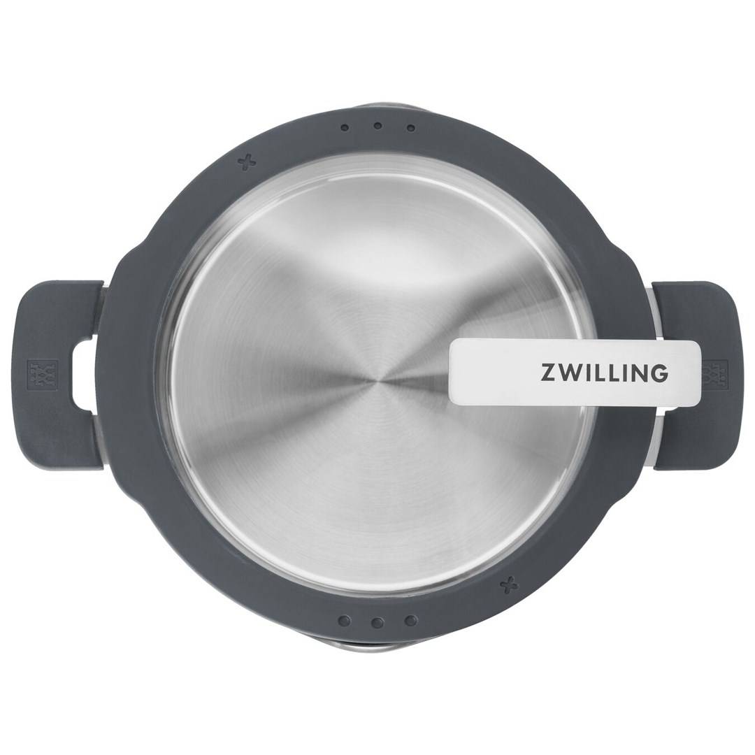 ZWILLING Simplify, Schwarz, Silber, Edelstahl, Edelstahl, Schwarz, Silikon, Glas