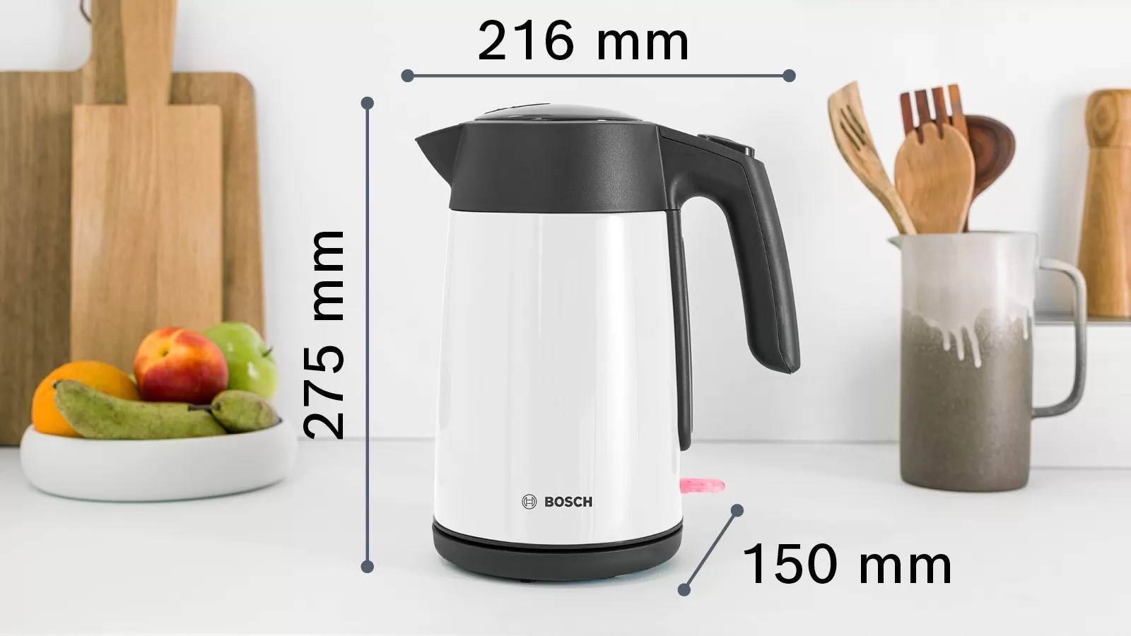 Bosch Wasserkocher TWK7L461 1,7 l *weiß/anthrazit*