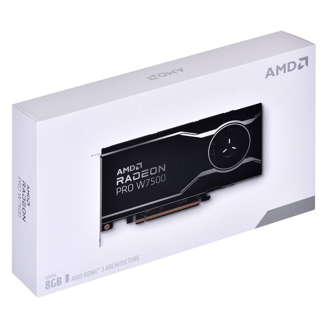 AMD Radeon Pro W7500 - Radeon Pro W7500 - 8 GB - GDDR6 - 128 Bit - 7680 x 4320