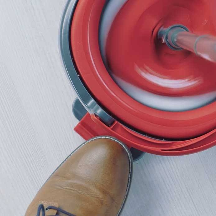 Vileda 4023103227446 Wischsystem & -eimer Einzeltank Schwarz