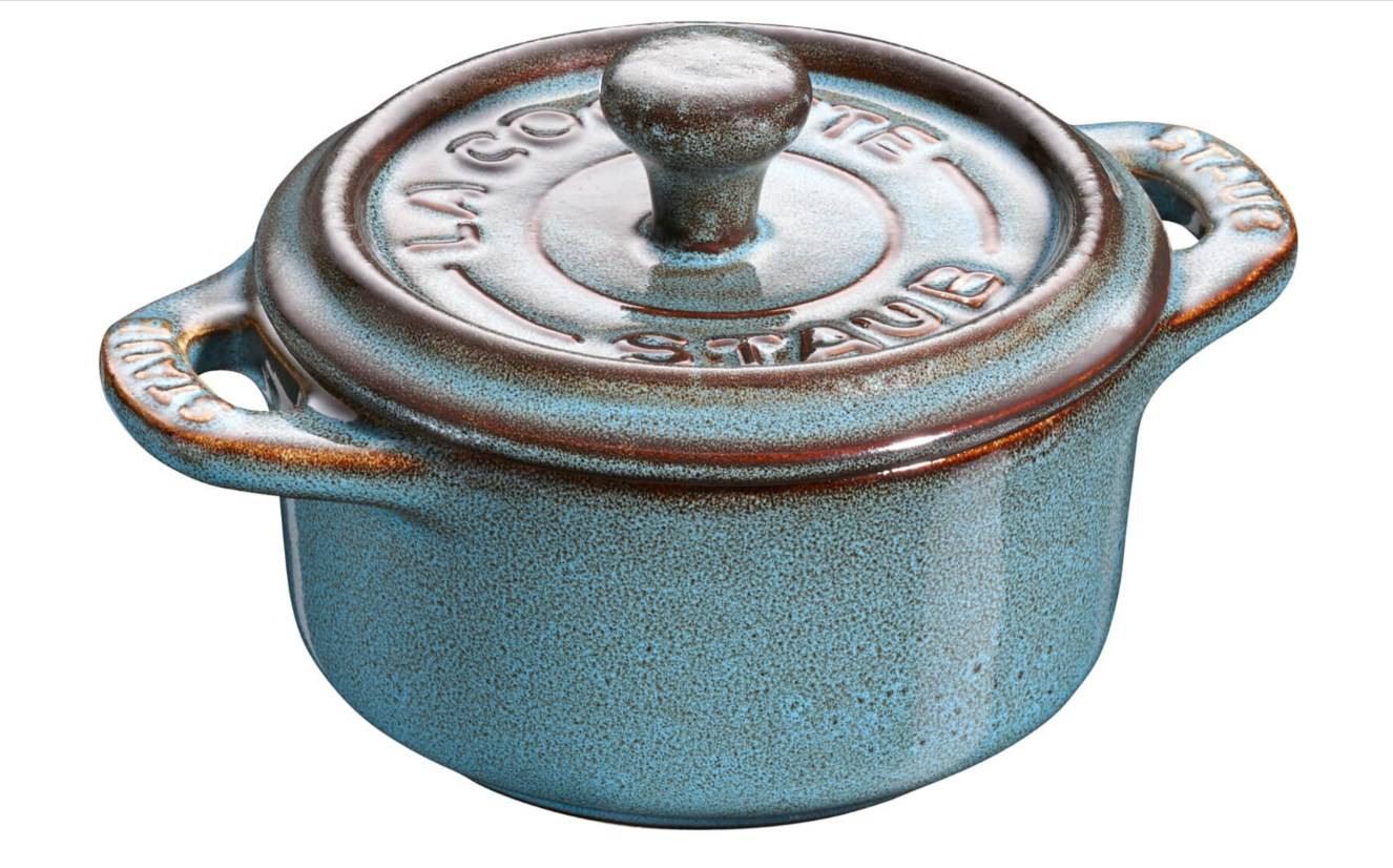 ZWILLING STAUB CERAMIQUE, Auflaufform, Rund, Keramik, 1 Person(en), Türkis, Emaille