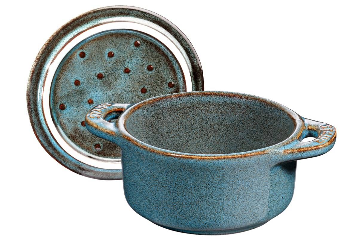 ZWILLING STAUB CERAMIQUE, Auflaufform, Rund, Keramik, 1 Person(en), Türkis, Emaille
