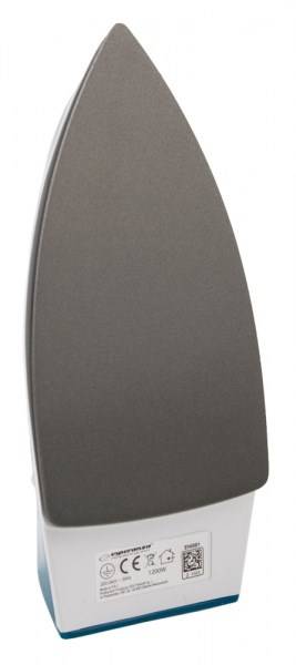 ESPERANZA TRAVEL IRON SMOOTHER - Trocken-Bügeleisen - Antihaft-Platte - 1,4 m -