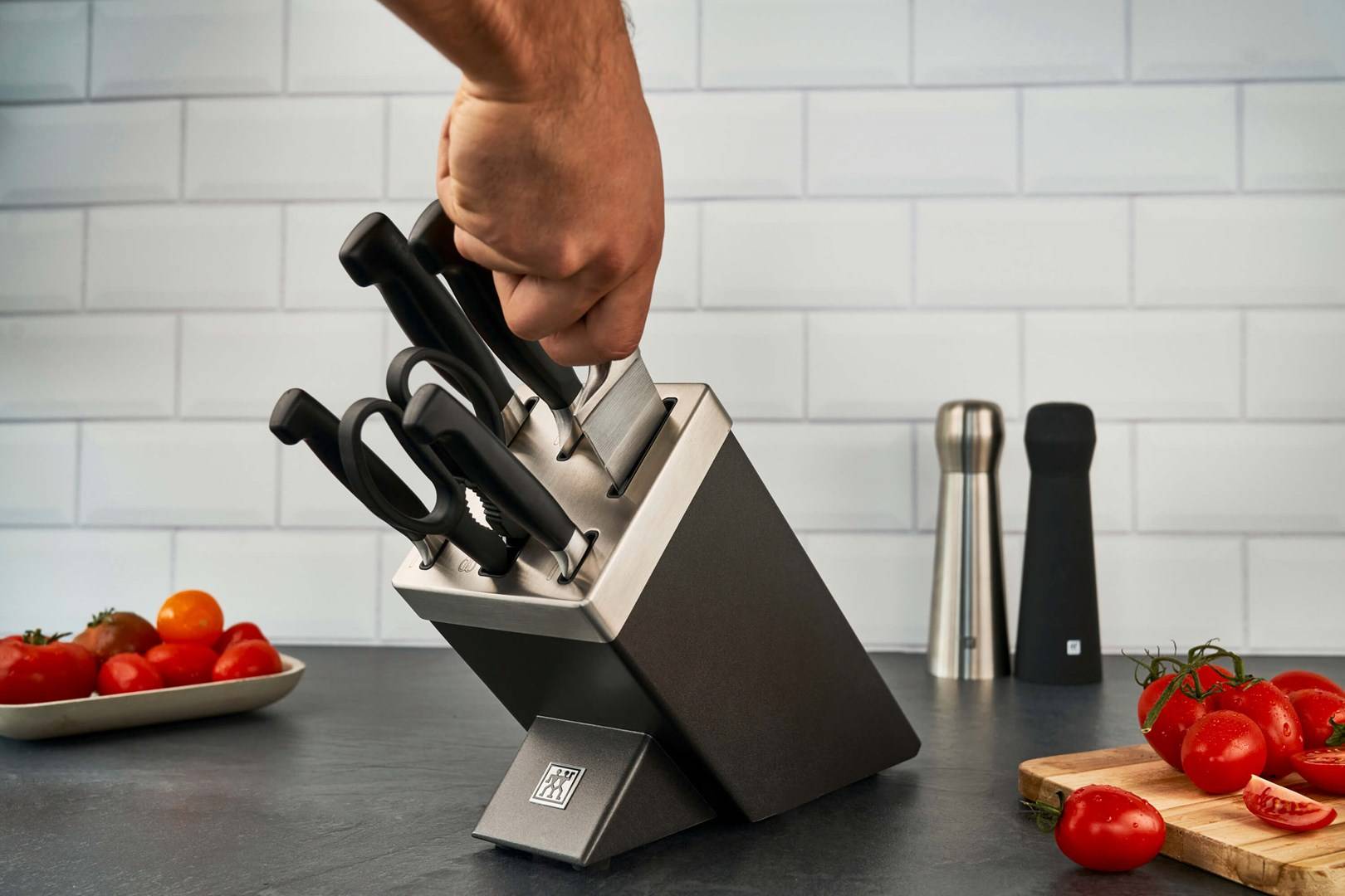 ZWILLING Four Star - Set Messerblock und Messer