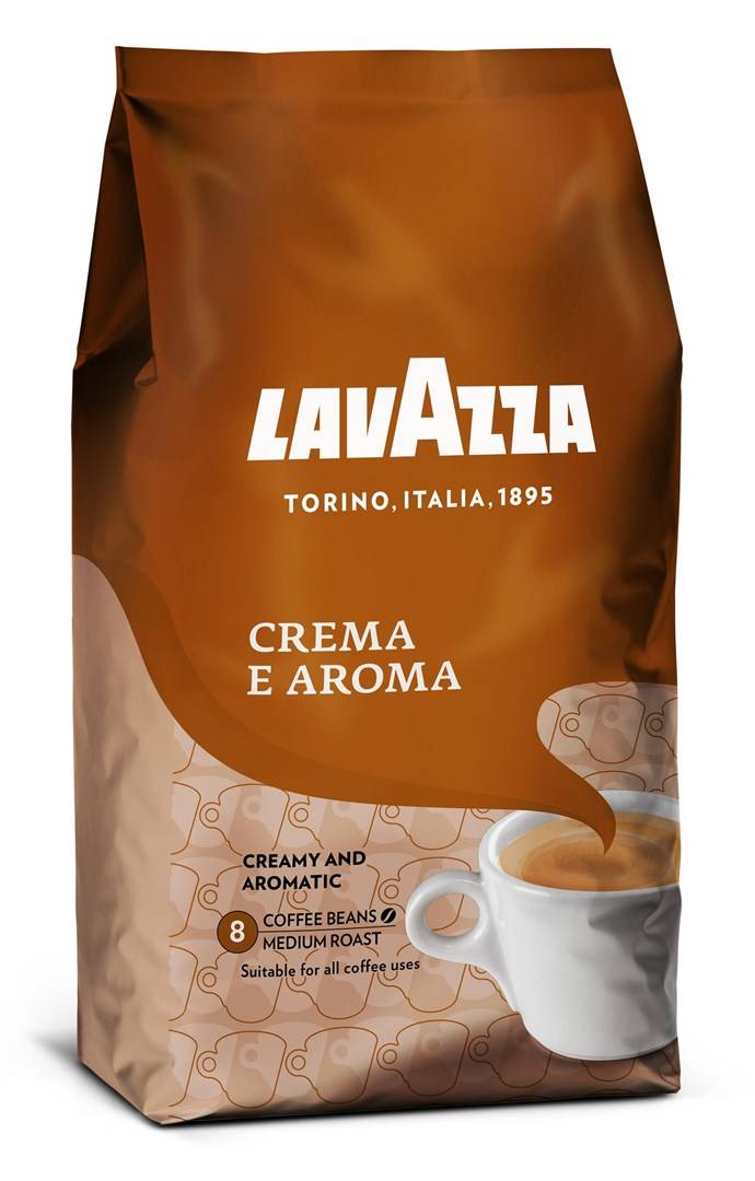 LAVAZZA - Espresso Crema e Aroma 1000g - 1 kg - Americano - Espresso - Medium geröstet - Arabica and Robusta - Italien -